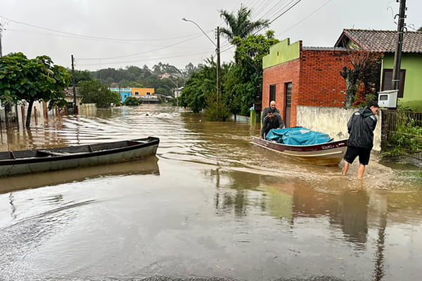 Taquari sofre com a terceira cheia do Rio em sete meses