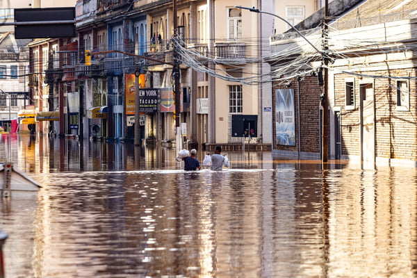 Fotos gerais enchente em Porto Alegre - Rio Grande do Sul