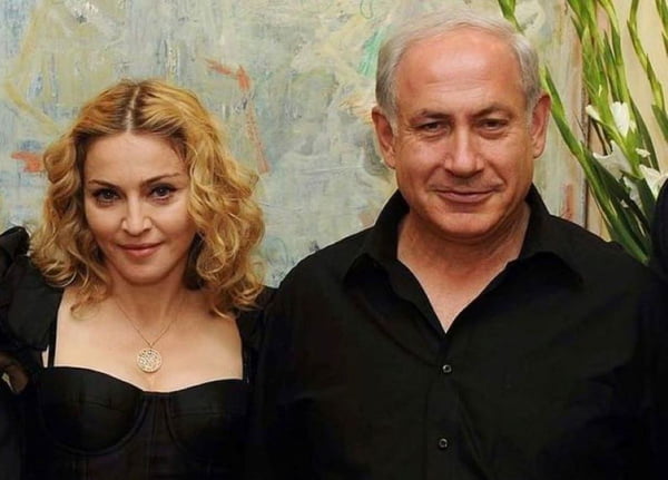 Wajngarten Madonna Netanyahu