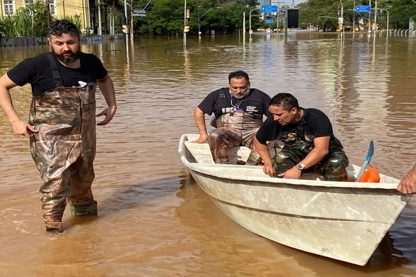 Imagem colorida da organização Pão dos Pobres no Rio grande do Sul - Metrópoles