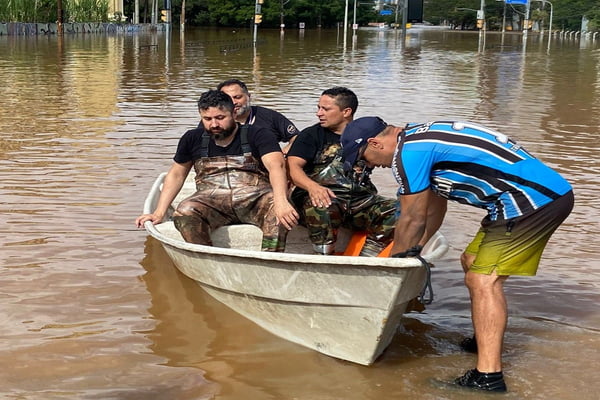 Imagem colorida da organização Pão dos Pobres no Rio grande do Sul - Metrópoles