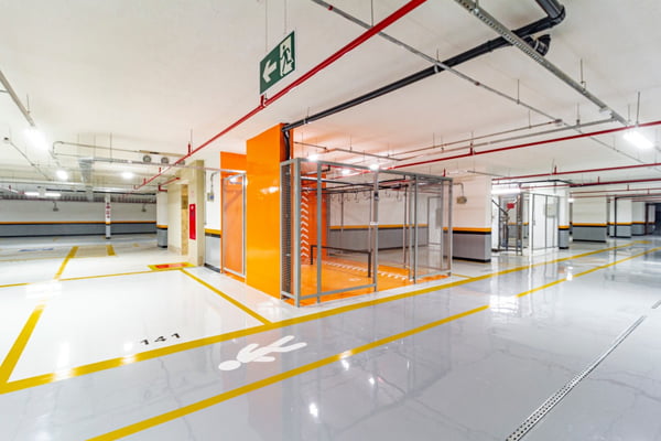 Fotografia colorida mostrando o interior do Residencial Demartini no Noroeste-Metrópoles