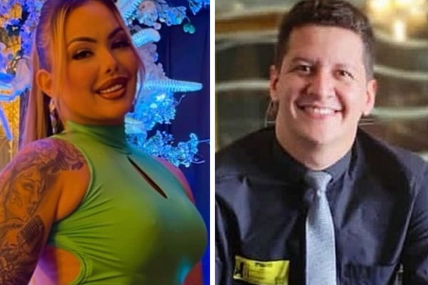 Montagem feita a partir de fotos das redes sociais de Ana Paula Vieira e Marcelo Stocco - Metrópoles