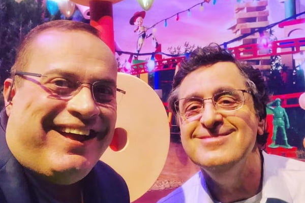 Imagem colorida mostra Paulo Soares e Antero Greco - Metrópoles