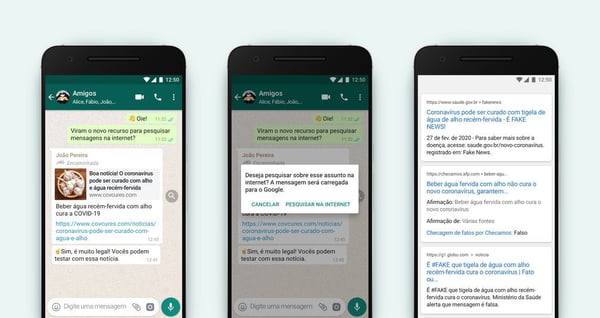 Whatsapp ganha novo recurso de checagem de fatos