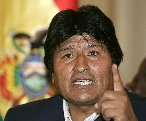 imagem colorida de Evo Morales - Metrópoles