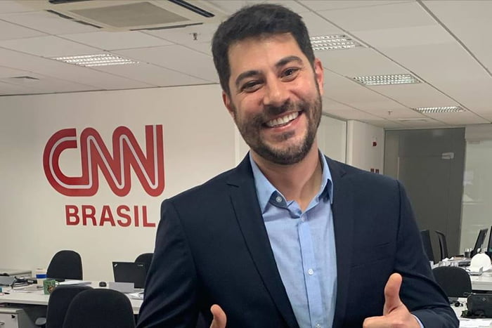 Evaristo Costa na CNN - Metrópoles
