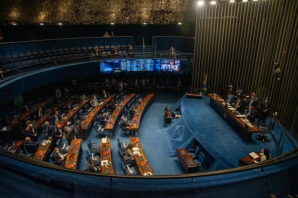 imagem colorida mostra Plenário do Senado Federal - Metrópoles