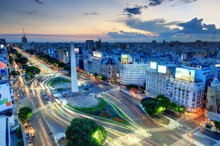 imagem colorida Buenos Aires