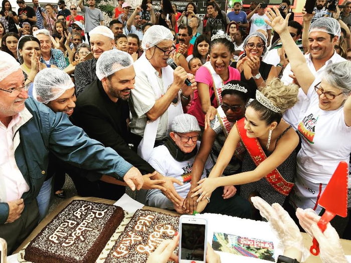 Festa do bolo de aniversário de São Paulo vira parabéns virtual (2)