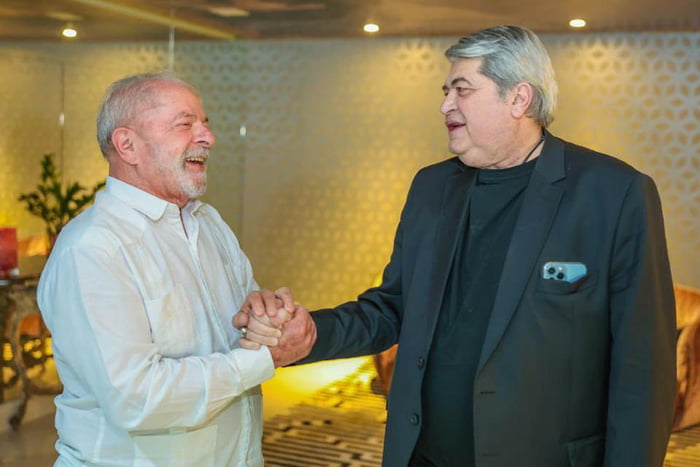 Luiz Inácio Lula da Silva e José Luiz Datena