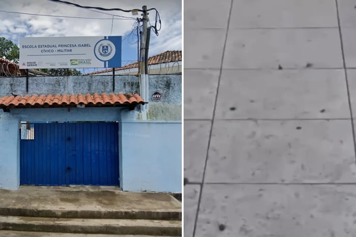 Imagem colorida mostra Escola onde houve infestação de baratas em Belo Horizonte - Metrópoles
