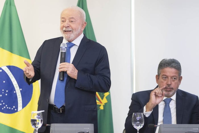 Foto colorida mostra o presidente Lula - Metrópoles