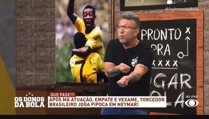 Craque Neto, apresentador do programa Os Donos da Bola