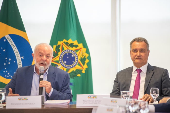 O presidente da República, Luiz Inácio Lula da Silva, reuniu os ministros na manhã desta sexta para uma reunião com foco em ações de infraestrutura