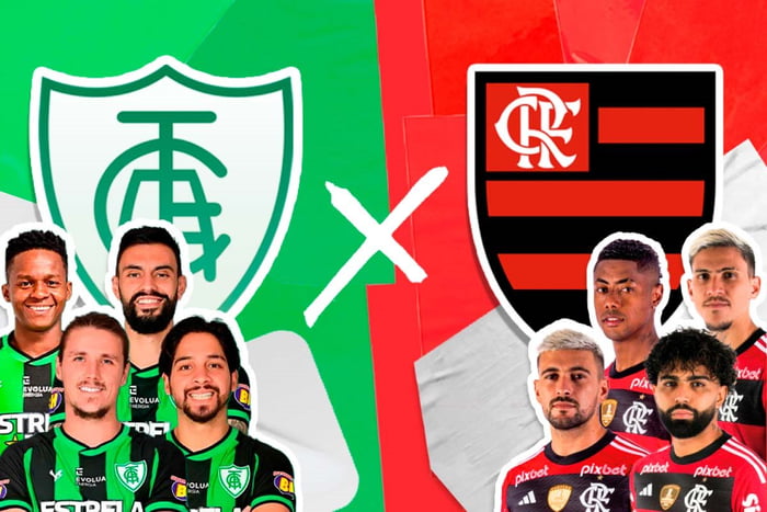 América-MG x Flamengo - Metrópoles