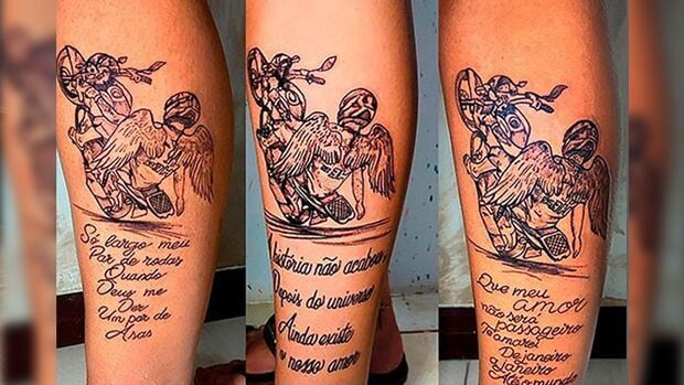 MS: família se tatua em homenagem a jovem morto em acidente de moto