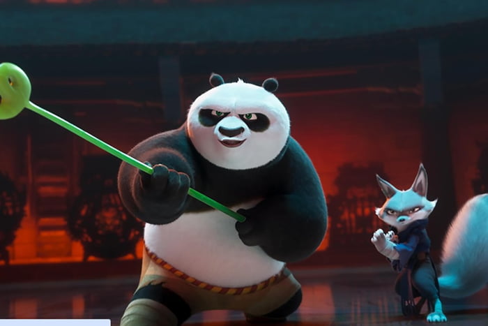Foto colorida do filme Kung Fu Panda 4 - Metrópoles