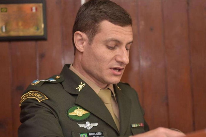 O tenente-coronel Guilherme Marques Almeida